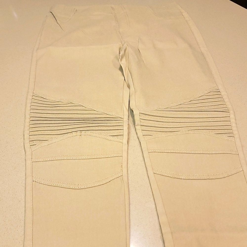 Khaki Motto Jeggings/Leggings - Picture 8 of 15